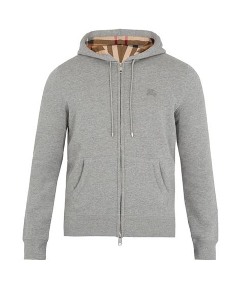 burberry zip hoodie grau|heavy weight hoodie Burberry.